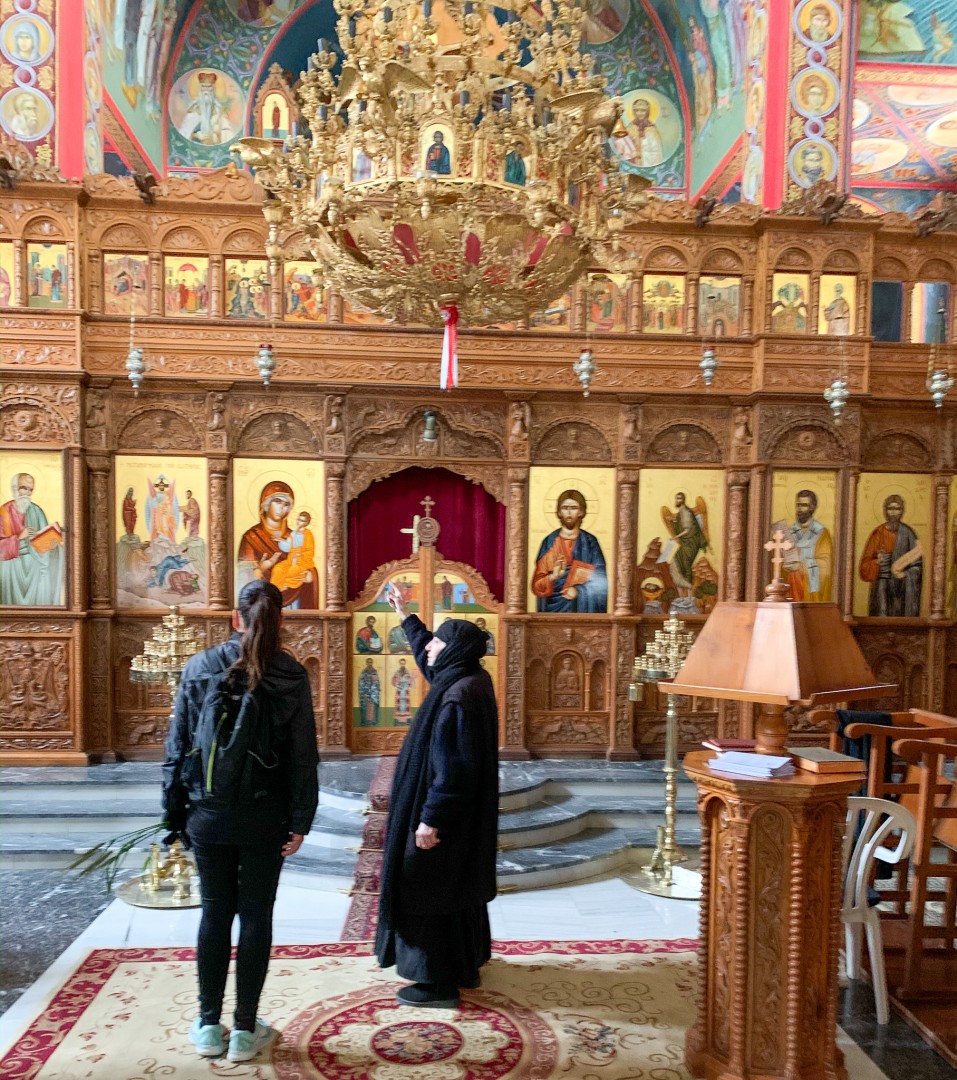 Visning och guidning av klosterkyrkan