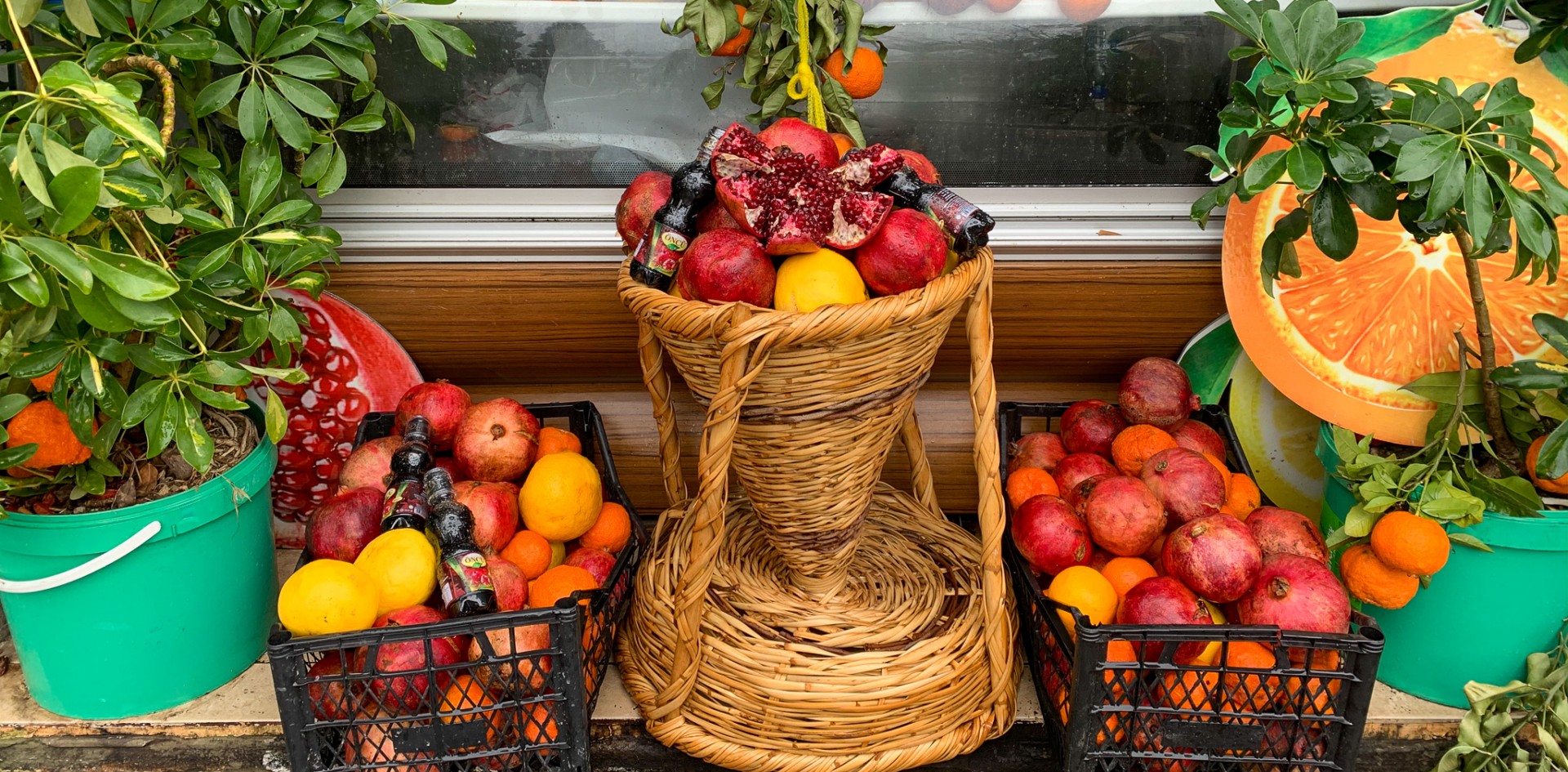 Juicebar i den pittoreska byn Bellapais