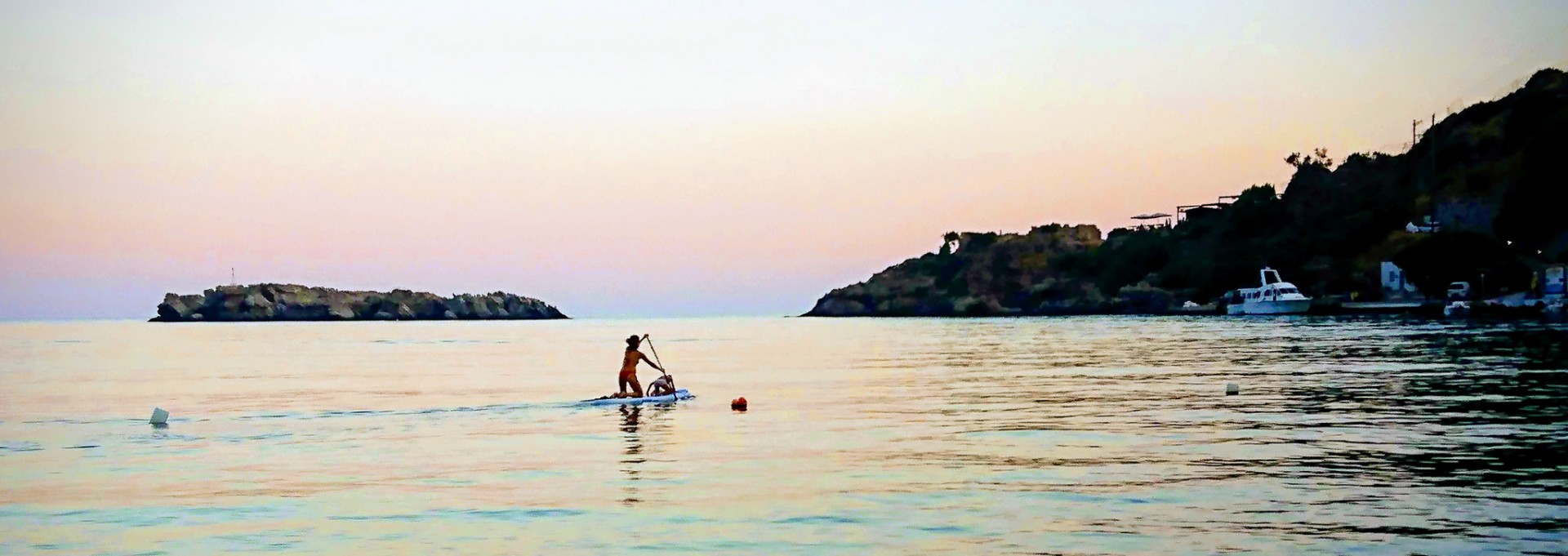 SUP som en kvällsaktivitet