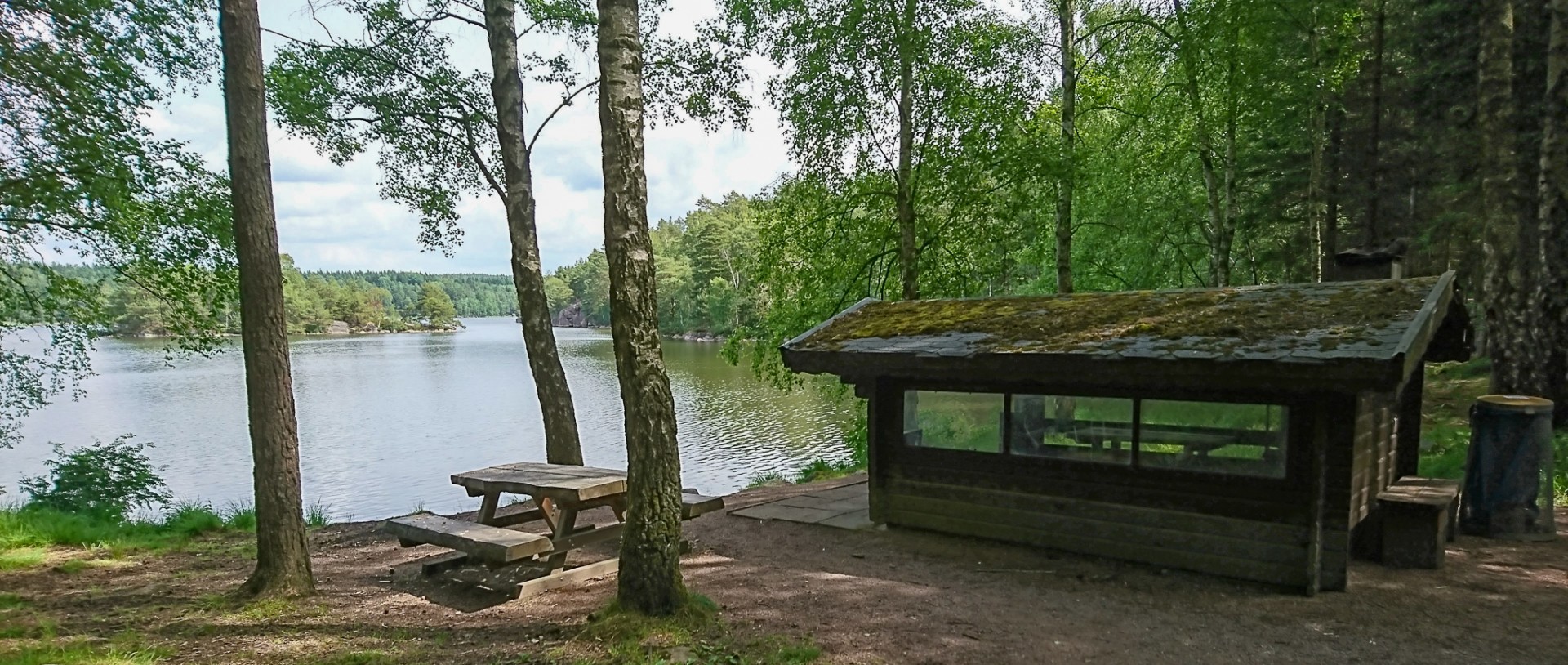 Rastplats vid Lilla Delsjön