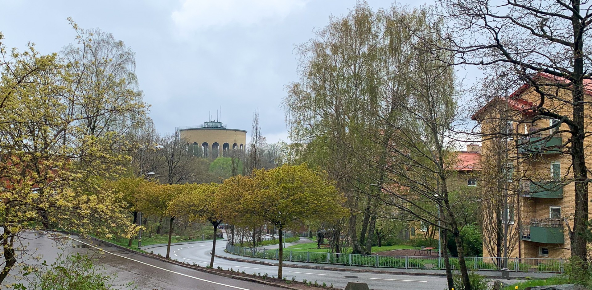 Guldhedstornet, skyddsobjekt och vattenreservoar för Sahlgrenska sjukhuset