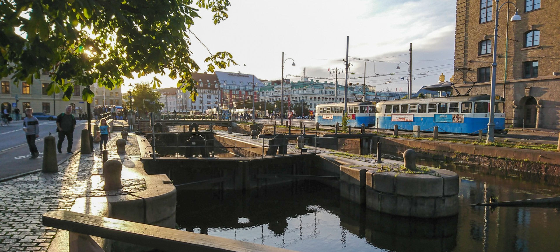 Slussen vid Drottningtorget