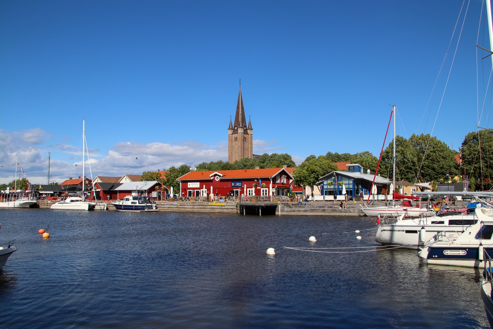 Innerhamnen i Mariestad