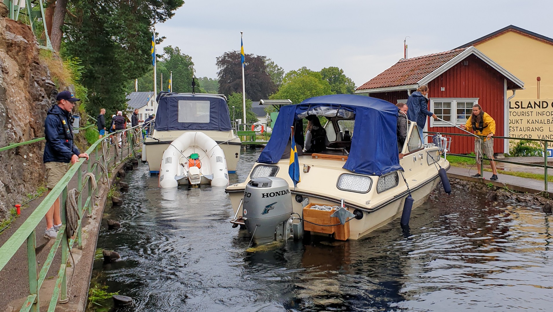 Slussning i Håverud. Foto: Monica Andersson