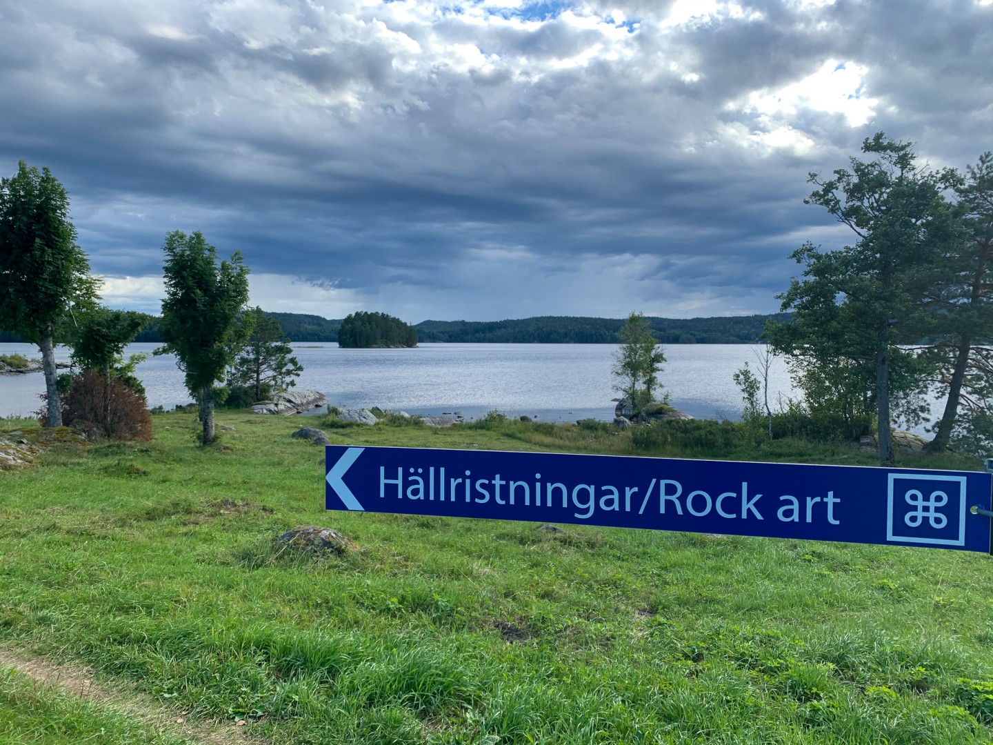 Sjön Råvarpen, en del av Dalslands kanal