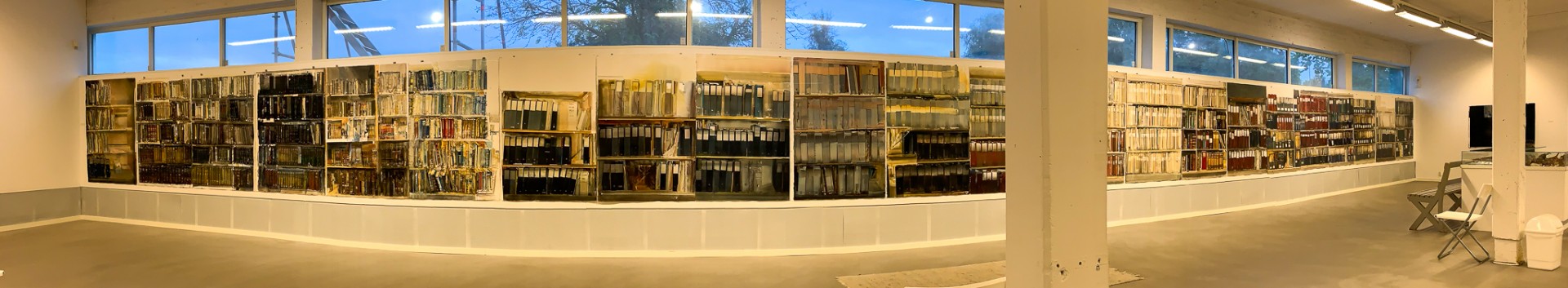 Bokhyllan i Lars Lerins Sandgrund