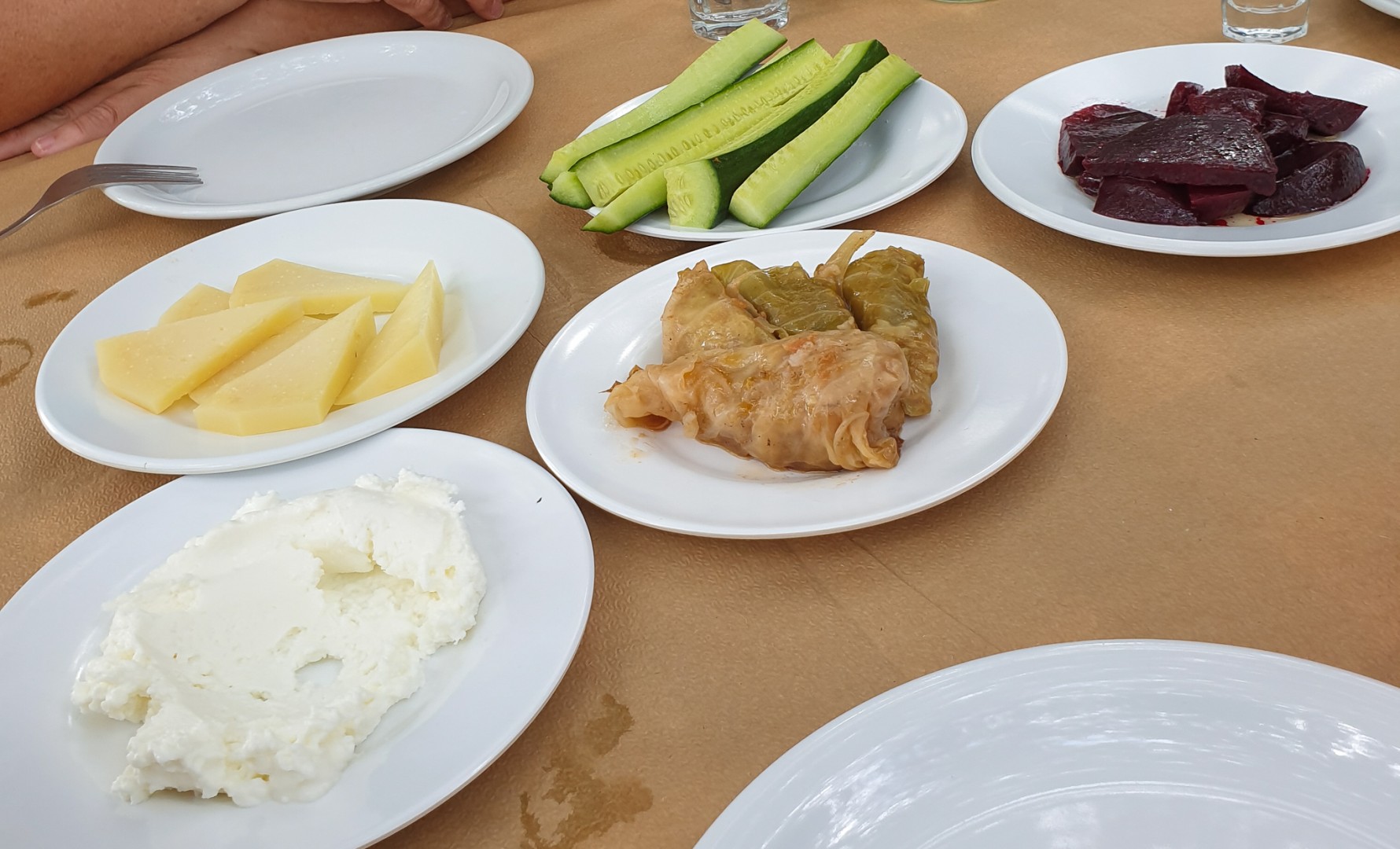 Lite plockmat som aptitretare. Foto: Monica Andersson